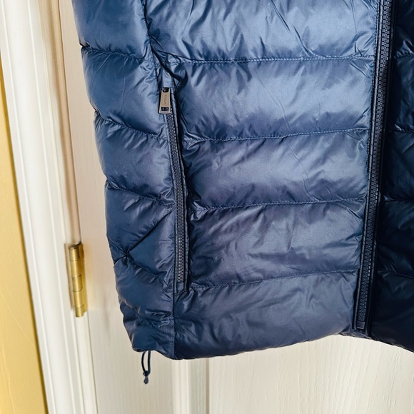 POLO Ralph Lauren Navy Blue The Colden Packable Glossed Vest - Picture 4 of 15